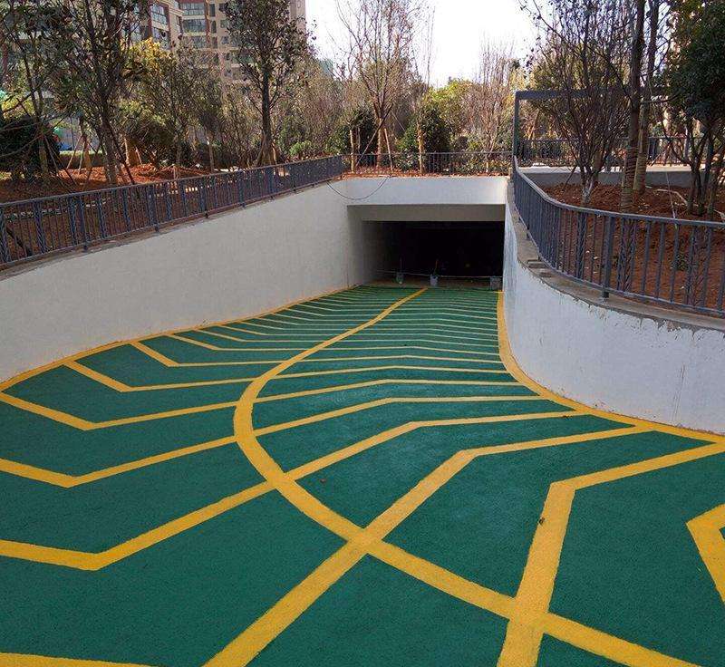 環(huán)氧車庫坡道，防滑地坪